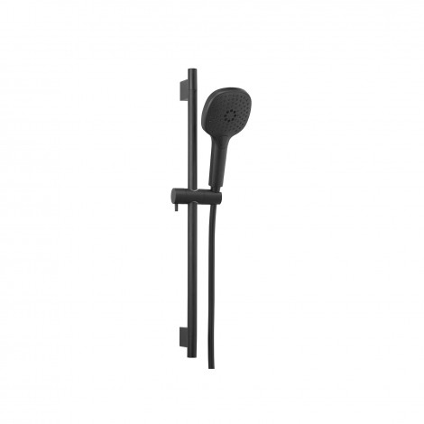 Auris Mode S sprchová souprava sprchová tyč ruční sprcha 3jet hadice černá matná 157820224