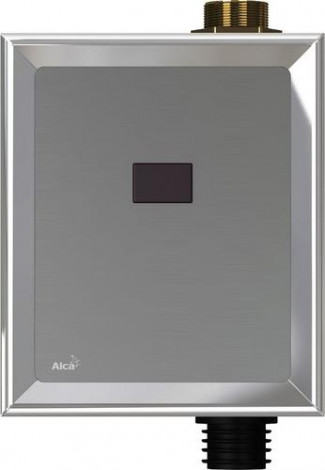 Alcadrain - Automatický splachovač WC, chrom, 12 V (napájení ze sítě) ASP3