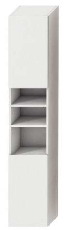 JIKA Lyra - Vysoká skříňka, 320mm x 251mm x 1700mm - skříňka, levá, korpus bílý, dveře bílý lak H4531610383001