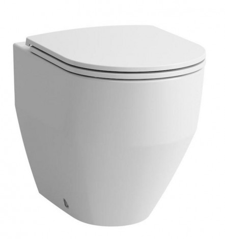 Laufen Pro - Stojící WC, zadní/spodní odpad, Rimless, s LCC, bílá H8229564000001