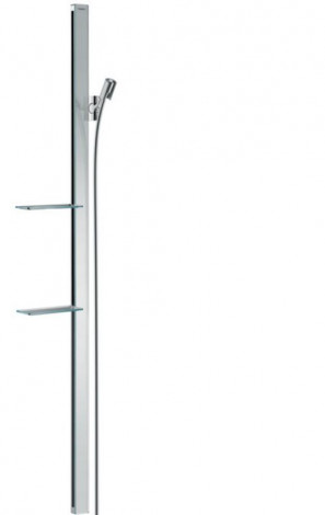 Hansgrohe Unica'E - Sprchová tyč 1500 mm, se sprchovou hadicí, chrom 27645000
