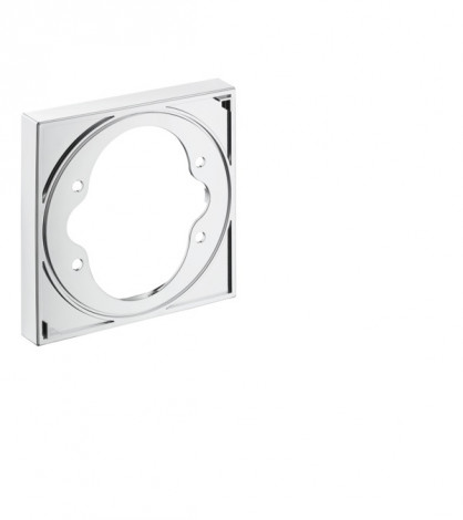 Hansgrohe Shower Select - Prodlužovací rozeta ShowerSelect glass, chrom 13604000