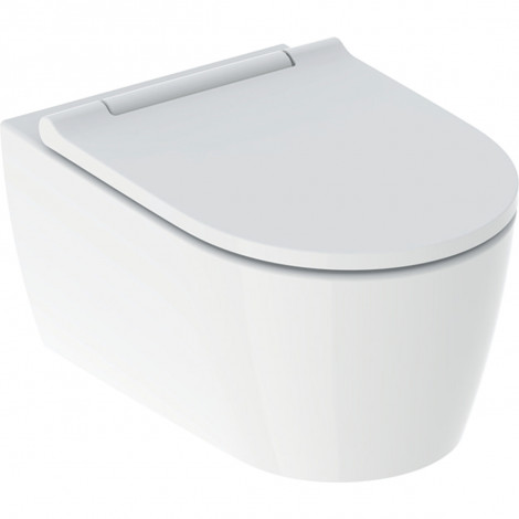 Geberit ONE - Závěsné WC se sedátkem softclose, TurboFlush, KeraTect, bílá 500.201.01.1