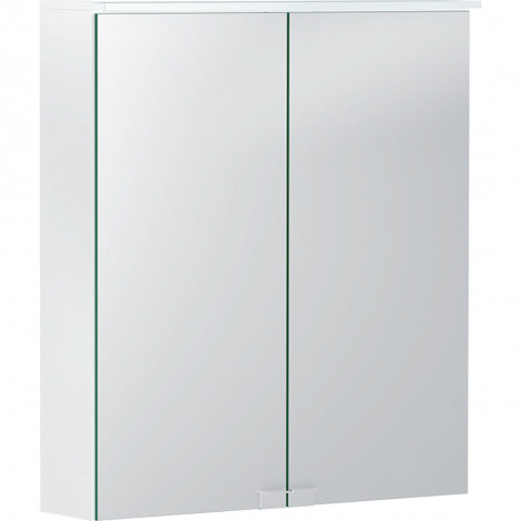 Geberit Option - Zrcadlová skříňka s osvětlením, 600x675x180 mm, bílá 500.273.00.1