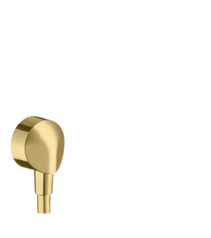 Hansgrohe Fixfit - Přípojka hadice E bez zpětného ventilu, leštěný vzhled zlata 27454990