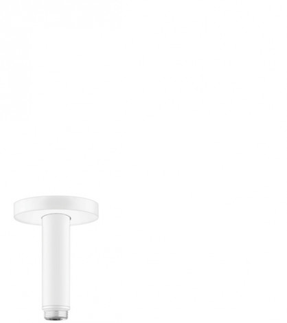 Hansgrohe Příslušenství - Přívod od stropu S 100 mm, matná bílá 27393700
