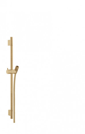 Hansgrohe Unica'S - Sprchová tyč 650 mm se sprchovou hadicí, kartáčovaný bronz 28632140