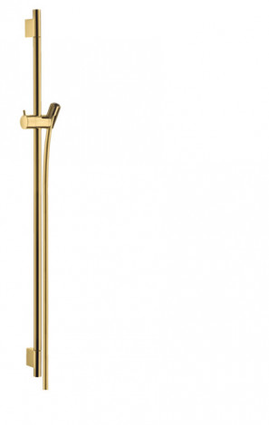 Hansgrohe Unica'S - Sprchová tyč 900 mm se sprchovou hadicí, leštěný vzhled zlata 28631990