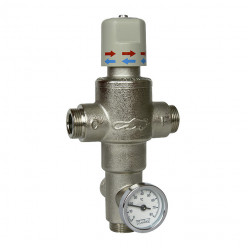 Sanela - Termostatický ventil 3/4“ (43 l/min. při tlaku 0,1 MPa)