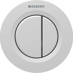 Geberit Splachovací systémy - Oddálené ovládání splachování typ 01, 2-činné, easy to clean, matný chrom 116.042.JQ.1
