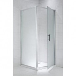 Jika Cubito Pure - Pevná sprchová stěna, 800x1950 mm, transparentní sklo/chrom H2972410026681