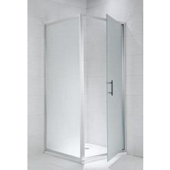 Jika Cubito Pure - Pevná sprchová stěna, 900x1950 mm, transparentní sklo/chrom H2972420026681