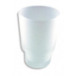Novaservis - Náhradní sklenička Metalia 1 sklo pískované 6106,XS