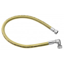 Novaservis - Plynová připojovací hadice s kolínkem 1/2\" MM-0,75m WGK0750