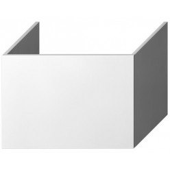 JIKA Cubito Pure - Skříňka pod desku, 64cm, 1 zásuvka, bílý lesklý lak H41J4243015001