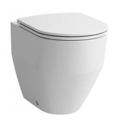Laufen Pro - Stojící WC, zadní/spodní odpad, Rimless, s LCC, bílá H8229564000001