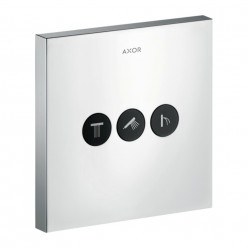 Axor ShowerSelect - Ventil s podomítkovou instalací, hranatá verze, pro 3 spotřebiče, chrom 36717000