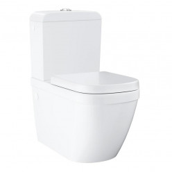 Grohe Euro Ceramic - WC kombi set s nádržkou a sedátkem softclose, rimless, alpská bílá 39462000