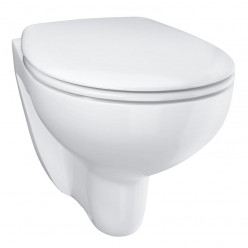 Grohe Bau Ceramic - Závěsné WC se sedátkem SoftClose, rimless, alpská bílá 39351000