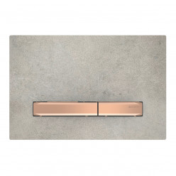 Geberit Sigma50 - Ovládací tlačítko pro 2 množství splachování, dekor betonu/červené zlato 115.670.JV.2
