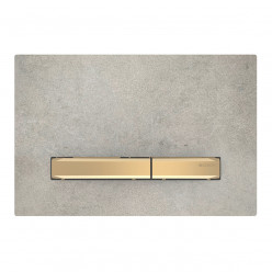 Geberit Sigma50 - Ovládací tlačítko pro 2 množství splachování, dekor betonu/mosaz 115.672.JV.2