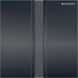 Geberit Splachovací systémy - Splachování pisoárů s elektronickým ovládáním, napájení z baterie, krycí deska typ 50, černý chrom 116.036.QD.1