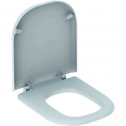 Geberit Selnova Comfort - Bezbariérové WC sedátko Square, duroplast, bílá 500.793.01.1