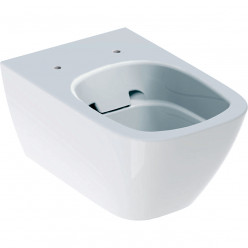 GEBERIT Smyle Square - Závěsné WC s hlubokým splachováním, uzavřený tvar, Rimfree 500.208.01.1