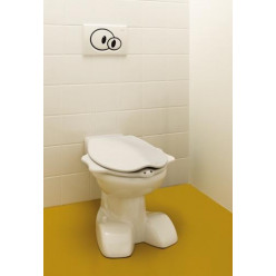 Geberit Kind - Dětské WC sedátko s integrovanými opěrkami, bílá 573360000