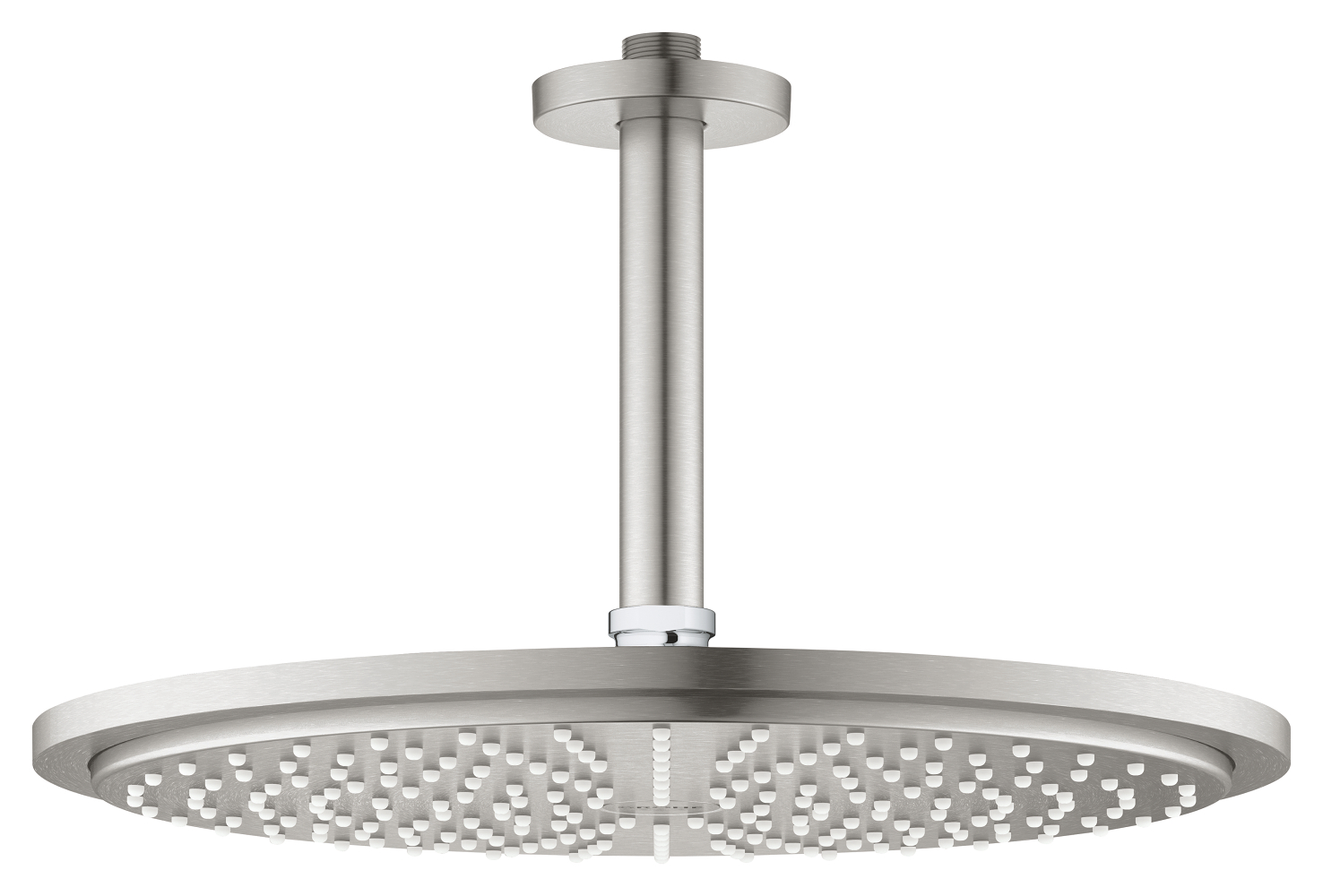 Grohe Rainshower - Hlavová sprcha Cosmopolitan, průměr 310 mm, stropní výpusť 142 mm, supersteel 26067DC0