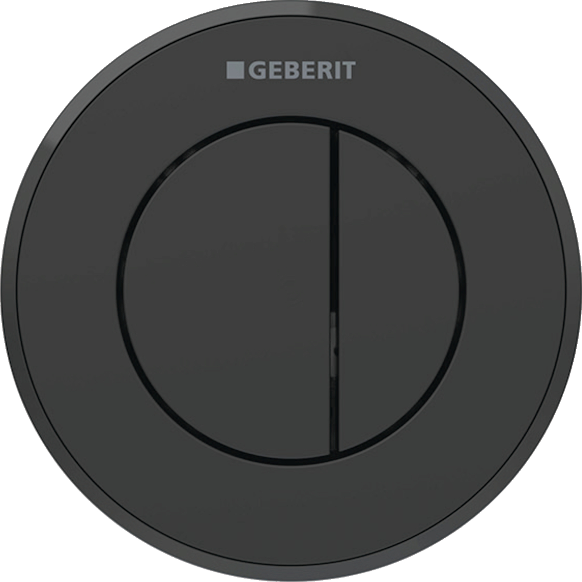 Geberit Splachovací systémy - Oddálené ovládání splachování typ 10, 2-činné, easy to clean, matná černá 116.055.16.1