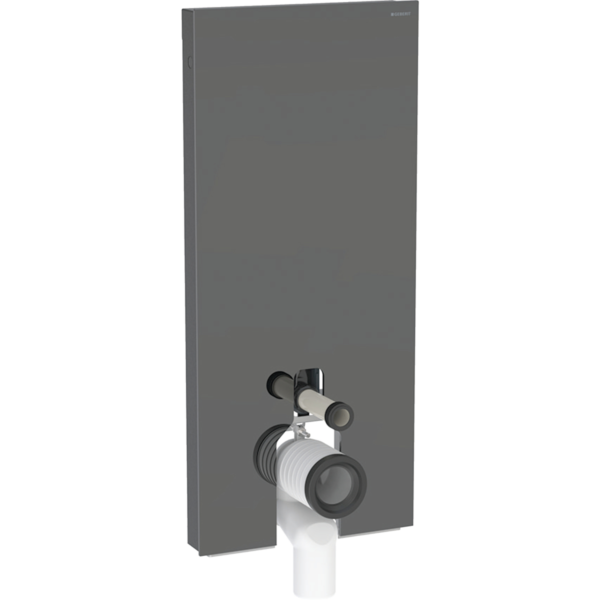 Geberit Monolith Plus - Sanitární modul pro stojící WC, 114 cm, spodní přívod vody, sklo/lávová 131.233.JK.7