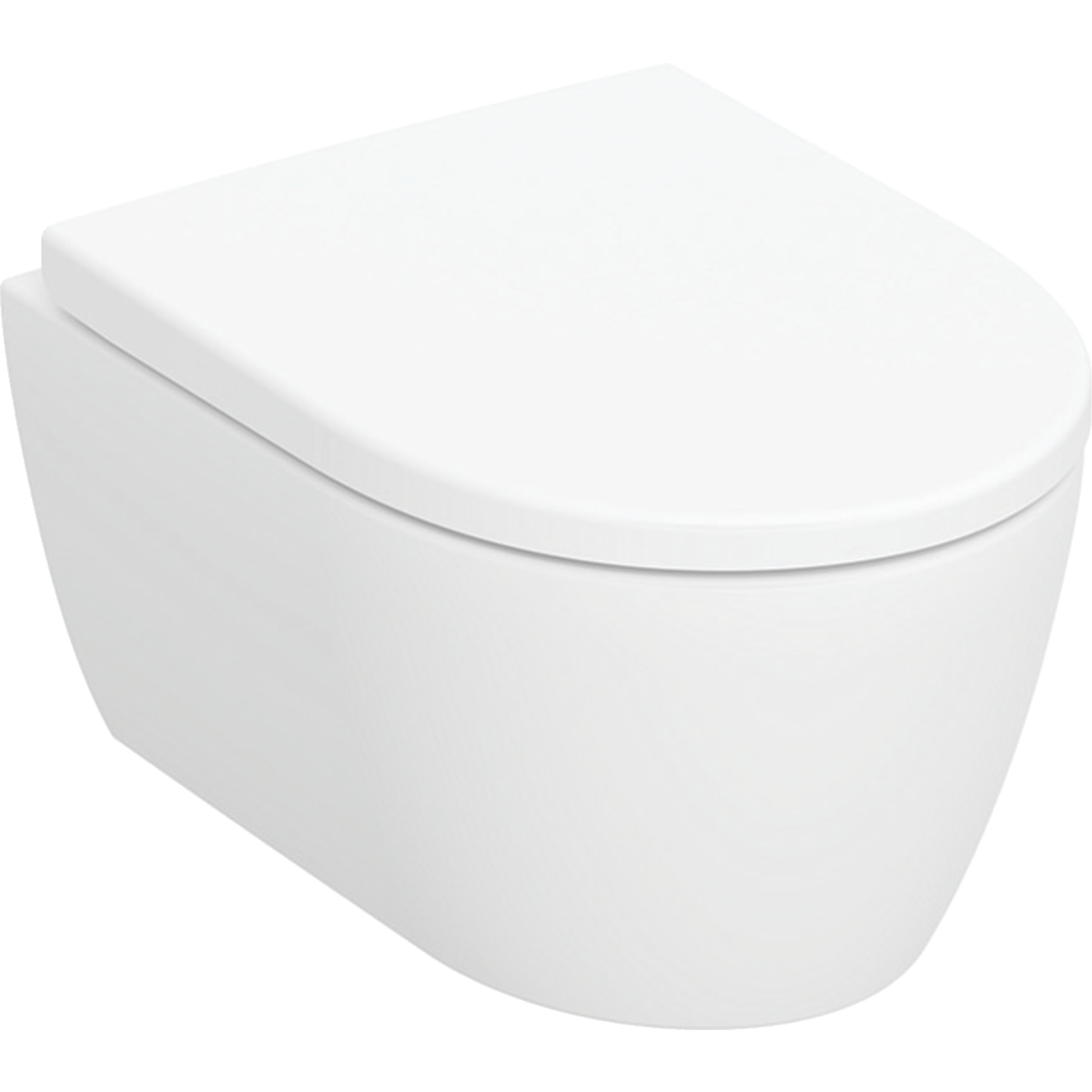 Geberit iCon - Závěsné WC se sedátkem SoftClose, Rimfree, matná bílá 502.381.JT.1