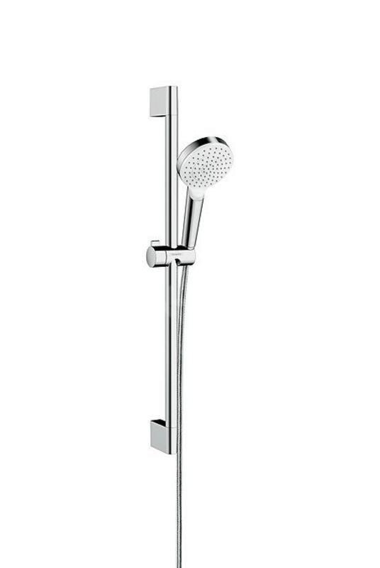 Hansgrohe Crometta - Set sprchové hlavice, tyče a hadice, bílá/chrom 26533400