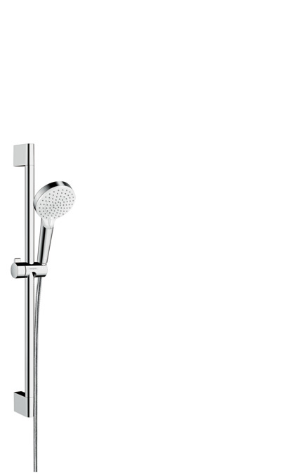 Hansgrohe Crometta - Set sprchové hlavice, 2 proudy, tyče a hadice, bílá/chrom 26532400