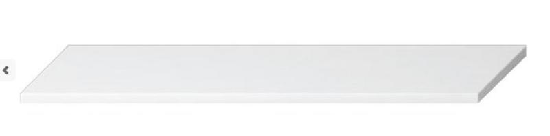 JIKA Cubito Pure - umyvadlová deska 1281-1600 mm, bílá H46J4210105001