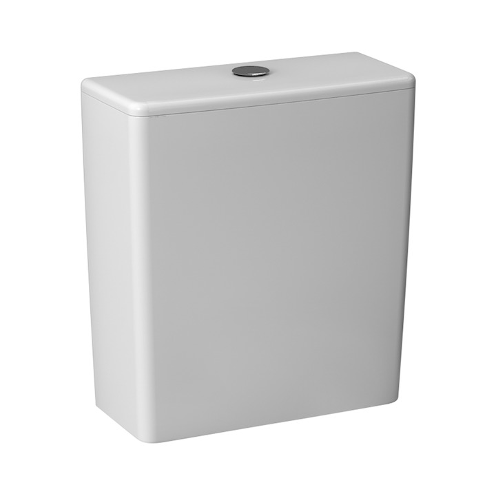 JIKA Cubito Pure - WC nádrž, boční napouštění vody, včetně nádržky proti orosení, bez splachovacího mechanismu, bílá perla H8284221000001