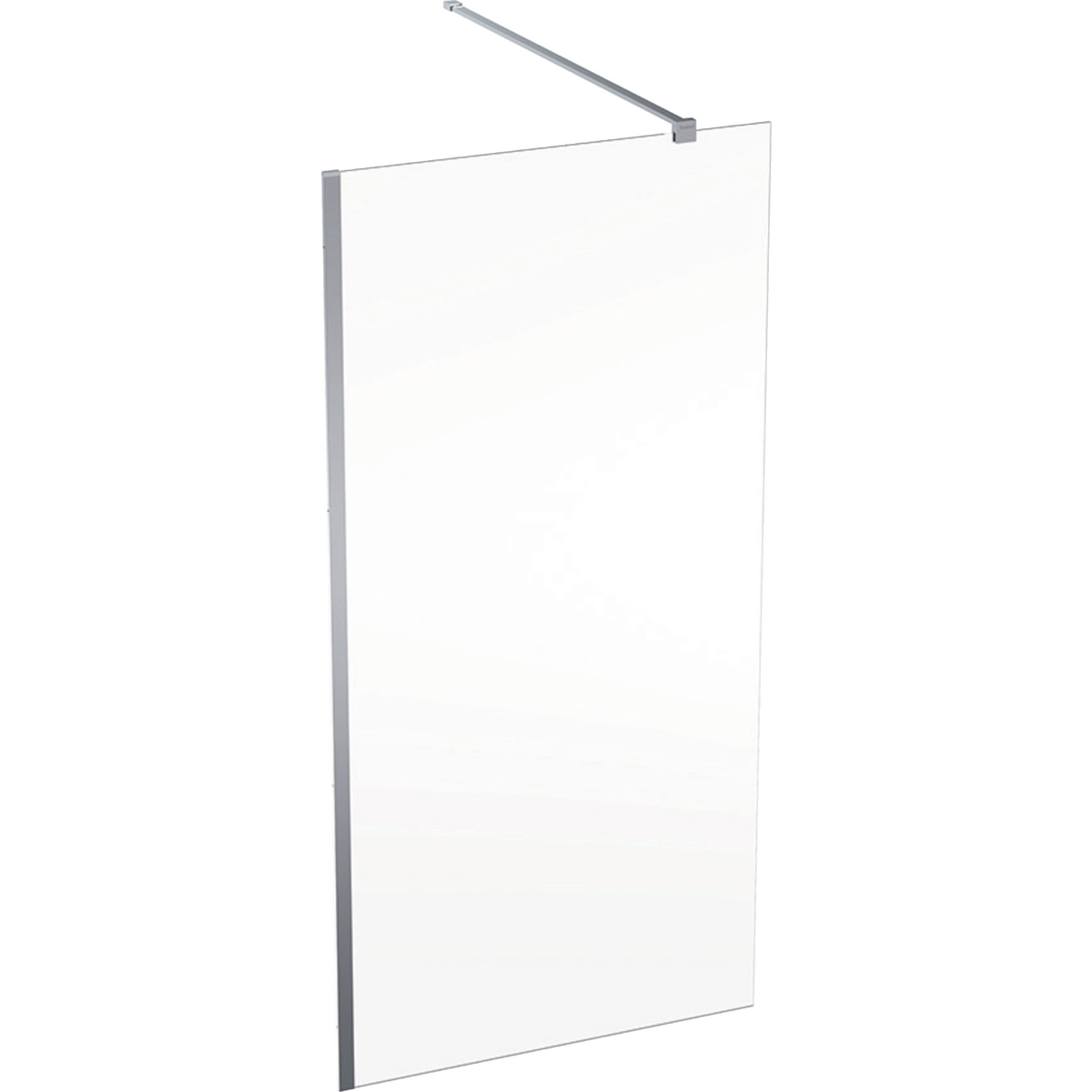 Kolo GEO - Pevná sprchová stěna Walk-In, 1000 mm, Reflex, čiré sklo 560.139.00.3