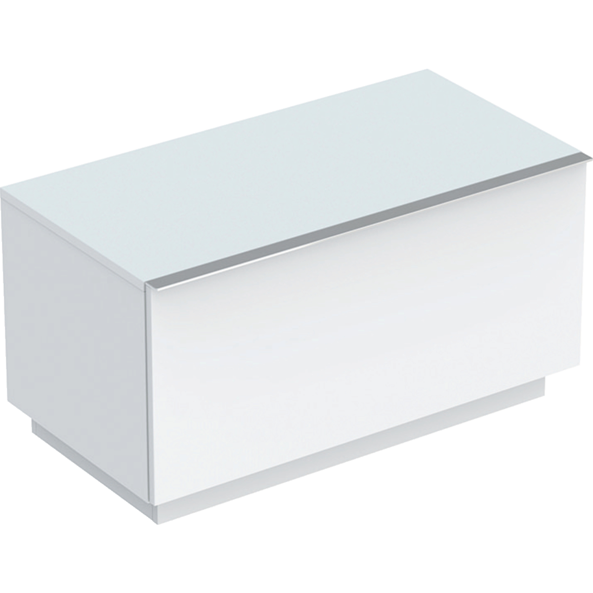 Geberit iCon - Boční skříňka 890x472 mm se zásuvkou, matná bílá 841090000
