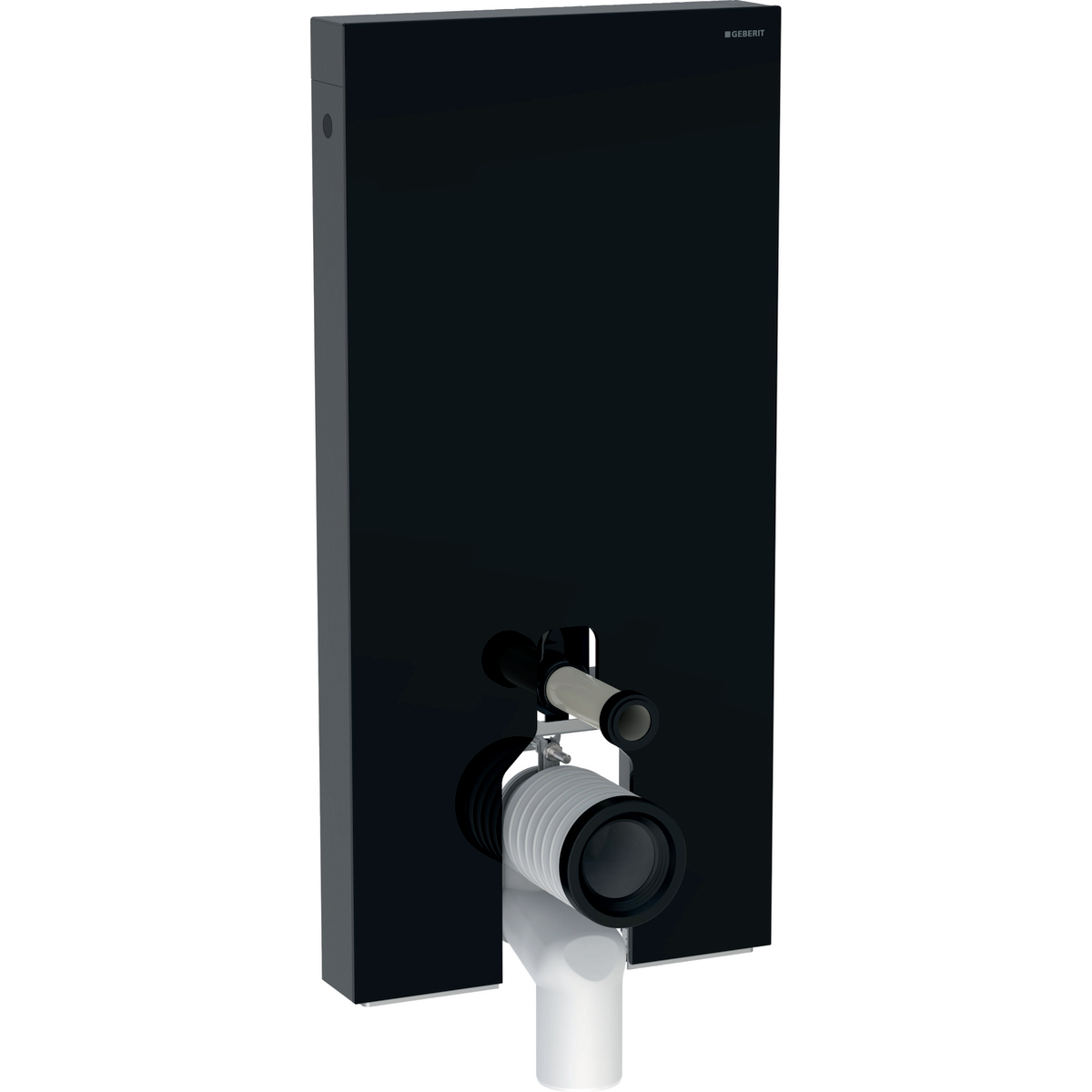 Geberit Monolith - Sanitární modul pro stojící WC, 101 cm, spodní přívod vody, černá 131.002.SJ.6