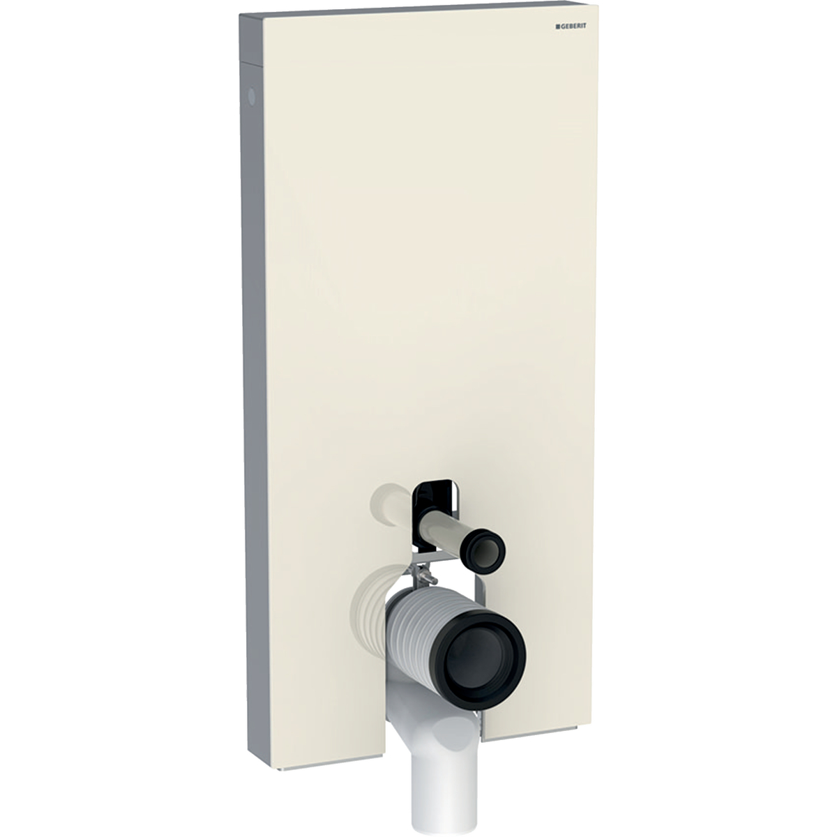 Geberit Monolith - Sanitární modul pro stojící WC, 101 cm, boční přívod vody, pískově šedá 131.003.JL.5